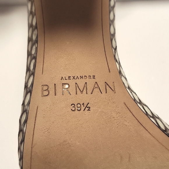 NEW$795 ALEXANDRE BIRMAN Vicky 90 Knot Python Ankle Strap Sandals Heels 39.5 9